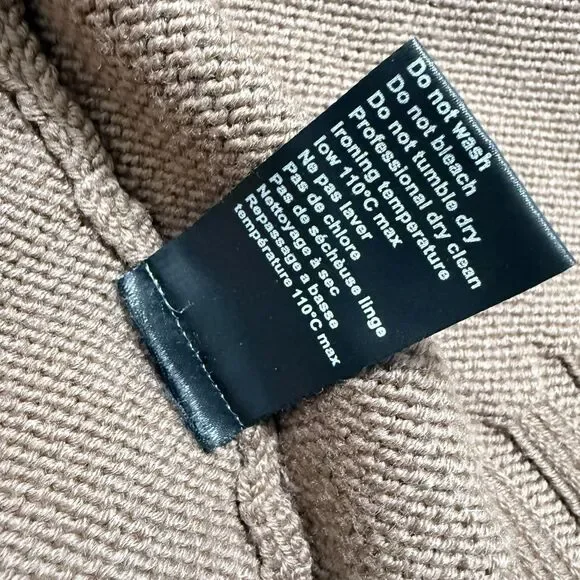 Crea Concept Asymmetric Twist Neck Sweater Sz 40 8 M Virgin Wool Blend Lagenlook - Picture 5 of 12